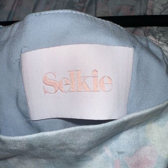 Selkie The MONET puff Dress Mini Cotton M Revolve Cottagecore Fairycore - Picture 6 of 9